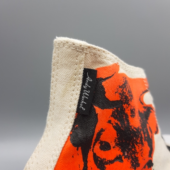 New Converse Andy Warhol Hi Top COW PRINT Pop Art - Picture 3 of 13
